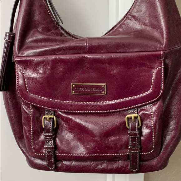 Leather Tignanello Shoulder Handbag - Picture 2 of 8